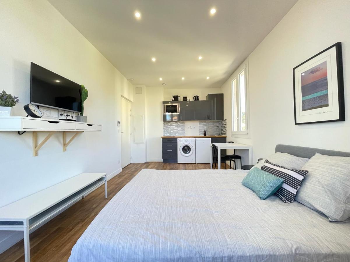 Nice Renting - Cambrai02 - Studio Beach Sea View - Ac - Promenade Des Anglais Екстер'єр фото